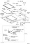 Diagram ROOF HEADLINING & SILENCER PAD for your TOYOTA HIGHLANDER LIMITED