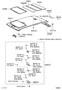 Diagram ROOF HEADLINING & SILENCER PAD for your TOYOTA LAND CRUISER