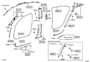 Diagram INSIDE TRIM BOARD & DOOR OPENING TRIM MOULDING for your 2009 TOYOTA RAV 4