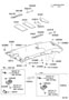 Diagram ROOF HEADLINING & SILENCER PAD for your TOYOTA HIGHLANDER LIMITED