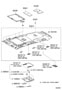 Diagram ROOF HEADLINING & SILENCER PAD for your 2015 TOYOTA PRIUS