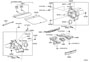 Diagram DECK BOARD & DECK TRIM COVER for your 2023 TOYOTA Corolla Cross Hybrid S