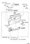 Diagram FRONT DOOR PANEL & GLASS for your 1997 TOYOTA CELICA LIFTBACK, ST 1800CC 16-VALVE DOHC EFI, MANUAL , 5-SPEED