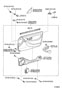 Diagram FRONT DOOR PANEL & GLASS for your 1997 TOYOTA CELICA LIFTBACK, ST 1800CC 16-VALVE DOHC EFI, MANUAL , 5-SPEED