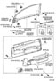 Diagram FRONT DOOR PANEL & GLASS for your Scion XB