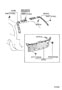 Image of Roof Opening Trim Clip image for your 2006 TOYOTA COROLLA