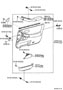 Diagram FRONT DOOR PANEL & GLASS for your 1997 TOYOTA CELICA LIFTBACK, ST 1800CC 16-VALVE DOHC EFI, MANUAL , 5-SPEED