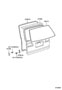 Diagram BACK DOOR PANEL & GLASS for your 2010 TOYOTA SIENNA WAGON, 5-DOOR, CE