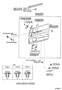 Diagram FRONT DOOR PANEL & GLASS for your TOYOTA T100