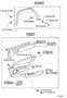 Diagram REAR DOOR PANEL & GLASS for your 2003 TOYOTA SEQUOIA