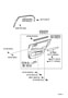Diagram REAR DOOR PANEL & GLASS for your 2003 TOYOTA SEQUOIA