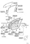 Diagram FRONT DOOR PANEL & GLASS for your 2001 TOYOTA AVALON