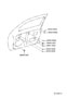 Diagram FRONT DOOR PANEL & GLASS for your 2009 TOYOTA CAMRY XLE 2500CC 16-VALVE DOHC EFI, AUTOMATIC  6-SPEED