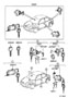 Diagram LOCK CYLINDER SET for your 2012 TOYOTA AVALON Limited Sedan