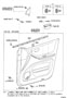 Diagram FRONT DOOR PANEL & GLASS for your 2001 TOYOTA HIGHLANDER