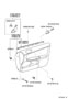 Diagram FRONT DOOR PANEL & GLASS for your 1983 TOYOTA PICKUP