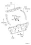 Diagram BACK DOOR PANEL & GLASS for your 2017 TOYOTA AVALON