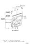 Diagram FRONT DOOR PANEL & GLASS for your 1997 TOYOTA CELICA LIFTBACK, ST 1800CC 16-VALVE DOHC EFI, MANUAL , 5-SPEED