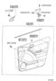 Diagram FRONT DOOR PANEL & GLASS for your TOYOTA MATRIX