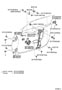 Diagram FRONT DOOR WINDOW REGULATOR & HINGE for your TOYOTA SOLARA