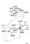 Diagram FRONT DOOR LOCK & HANDLE for your 2014 TOYOTA AVALON