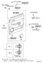 Diagram FRONT DOOR PANEL & GLASS for your 2010 TOYOTA AVALON