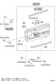 Diagram FRONT DOOR PANEL & GLASS for your TOYOTA