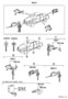 Diagram LOCK CYLINDER SET for your 2011 TOYOTA TUNDRA Base Extended Cab Pickup Fleetside 5.7L i-Force  4WD