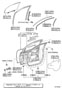 Diagram FRONT DOOR PANEL & GLASS for your TOYOTA AVALON