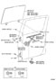 Diagram REAR DOOR WINDOW REGULATOR & HINGE for your 2005 TOYOTA CAMRY