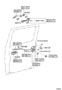 Diagram REAR DOOR LOCK & HANDLE for your 2008 TOYOTA AVALON XLS 3500CC 24-VALVE DOHC EFI, AUTOMATIC  6-SPEED