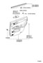 Diagram REAR DOOR PANEL & GLASS for your 2007 TOYOTA AVALON XL