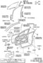 Diagram FRONT DOOR PANEL & GLASS for your 1999 TOYOTA AVALON