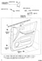 Diagram FRONT DOOR PANEL & GLASS for your 2015 TOYOTA HIGHLANDER