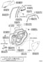 Diagram REAR DOOR PANEL & GLASS for your TOYOTA AVALON