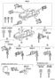 Diagram LOCK CYLINDER SET for your 2011 TOYOTA TUNDRA Base Extended Cab Pickup Fleetside 5.7L i-Force  4WD