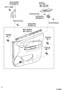 Diagram FRONT DOOR PANEL & GLASS for your TOYOTA YARIS