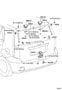 Diagram BACK DOOR LOCK & HANDLE for your 2021 TOYOTA 4RUNNER TRD Off-Road