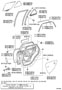 Diagram REAR DOOR PANEL & GLASS for your TOYOTA AVALON