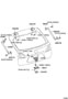 Diagram BACK DOOR LOCK & HANDLE for your 2012 TOYOTA CAMRY