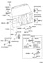 Diagram BACK DOOR LOCK & HINGE for your 2012 TOYOTA AVALON Limited Sedan