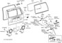 Diagram BACK DOOR PANEL & GLASS for your 2007 TOYOTA AVALON LIMITED 3500CC 24-VALVE DOHC EFI, AUTOMATIC  5-SPEED