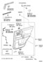 Diagram REAR DOOR PANEL & GLASS for your 1989 TOYOTA 4RUNNER