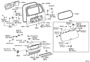 Diagram BACK DOOR PANEL & GLASS for your 2024 TOYOTA PRIUS