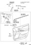 Diagram FRONT DOOR PANEL & GLASS for your 2007 TOYOTA AVALON