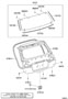 Diagram BACK DOOR PANEL & GLASS for your 2002 TOYOTA PRIUS
