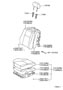 Image of Clamp, Wiring HARNES. image for your 1997 TOYOTA TACOMA