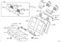 Diagram REAR SEAT & SEAT TRACK for your 2003 TOYOTA CAMRY SE 2400CC 16-VALVE DOHC EFI, MANUAL , 5-SPEED