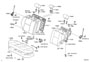 Diagram REAR SEAT & SEAT TRACK for your 2007 TOYOTA COROLLA