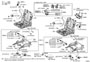 Image of Bushing, Seat Cushion C. image for your 2008 TOYOTA AVALON XL 3500CC 24-VALVE DOHC EFI, AUTOMATIC  5-SPEED